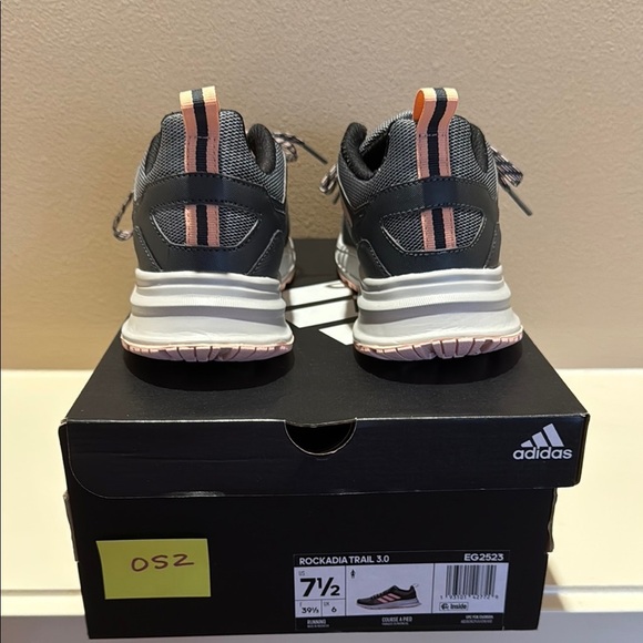 Adidas Rockadia Trail 3.0 Women’s Size 7.5 Running Shoes Grey / Pink EG2523 - Picture 9 of 9